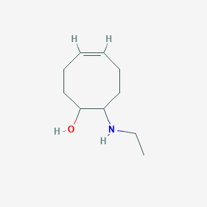 8-(Ethylamino)cyclooct-4-en-1-ol