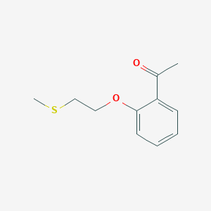 1-(2-(2-(Methylthio)ethoxy)phenyl)ethan-1-one