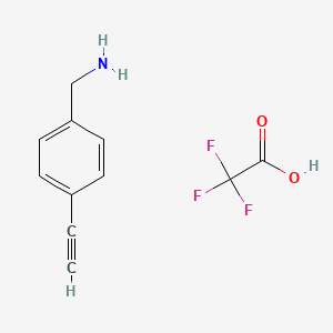 (4-Ethynylphenyl)methanamine 2,2,2-trifluoroacetate