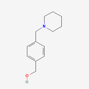 molecular formula C13H19NO B1365428 [4-(哌啶-1-基甲基)苯基]甲醇 CAS No. 91271-62-4