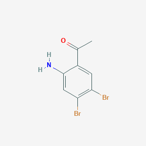 1-(2-Amino-4,5-dibromophenyl)ethanone