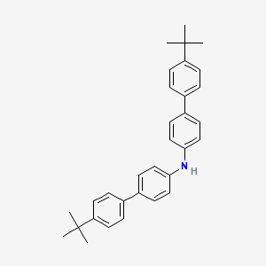 molecular formula C32H35N B13654289 Bis(4'-(tert-butyl)-[1,1'-biphenyl]-4-yl)amine 