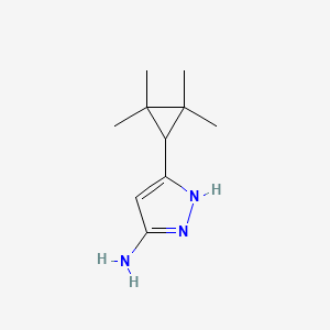 3-(2,2,3,3-tetramethylcyclopropyl)-1H-pyrazol-5-amine