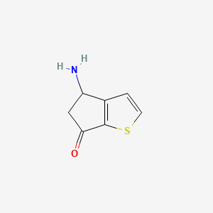 4-amino-4H-cyclopenta[b]thiophen-6(5H)-one