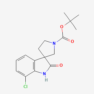 tert-Butyl 7-chloro-2-oxospiro[indoline-3,3'-pyrrolidine]-1'-carboxylate