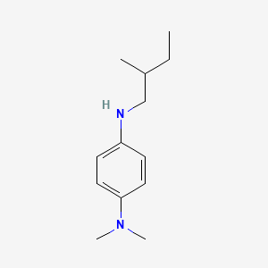 molecular formula C13H22N2 B13654391 n1,n1-Dimethyl-n4-(2-methylbutyl)benzene-1,4-diamine 