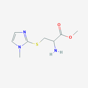 Methyl s-(1-methyl-1h-imidazol-2-yl)cysteinate