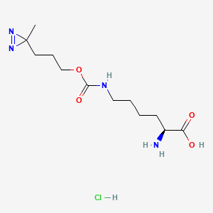 (S)-2-Amino-6-(((3-(3-methyl-3H-diazirin-3-yl)propoxy)carbonyl)amino)hexanoic acid hydrochloride