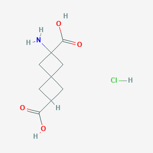 2-Aminospiro[3.3]heptane-2,6-dicarboxylic acid hydrochloride