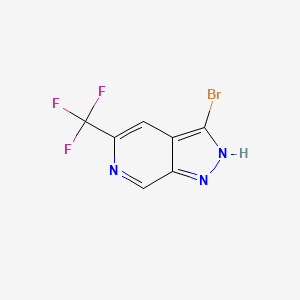 3-Bromo-5-(trifluoromethyl)-1H-pyrazolo[3,4-c]pyridine