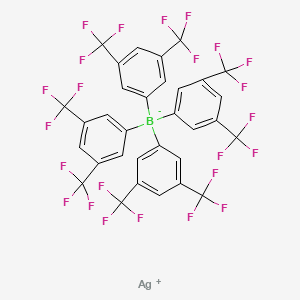 Silver(I) tetrakis(3,5-bis(trifluoromethyl)phenyl)borate