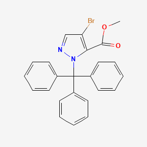 Methyl 4-bromo-1-trityl-1H-pyrazole-5-carboxylate