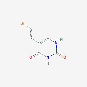 molecular formula C6H5BrN2O2 B13654606 5(2-Bromovinyl)uracil 