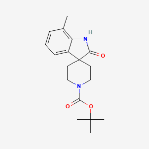 tert-Butyl 7-methyl-2-oxospiro[indoline-3,4'-piperidine]-1'-carboxylate