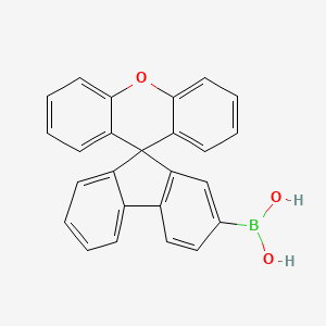 molecular formula C25H17BO3 B13654622 Spiro[fluorene-9,9'-xanthen]-2-ylboronic acid 