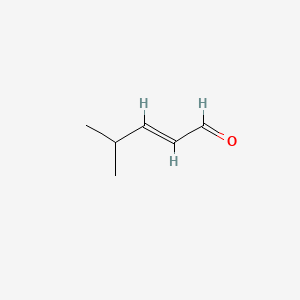 molecular formula C6H10O B1365463 4-甲基-2-戊烯醛 CAS No. 5362-56-1