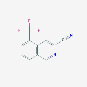 5-(Trifluoromethyl)isoquinoline-3-carbonitrile