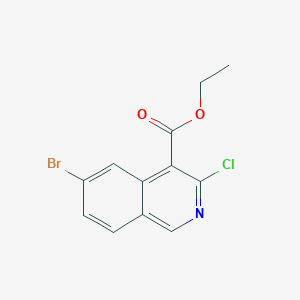 Ethyl 6-bromo-3-chloroisoquinoline-4-carboxylate