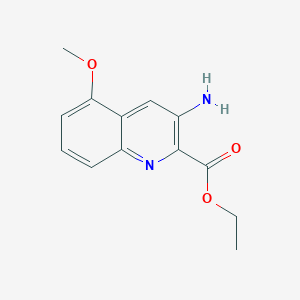 Ethyl 3-amino-5-methoxyquinoline-2-carboxylate