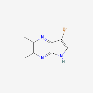 7-Bromo-2,3-dimethyl-5H-pyrrolo[2,3-b]pyrazine