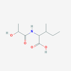 2-(2-Hydroxypropanamido)-3-methylpentanoic acid