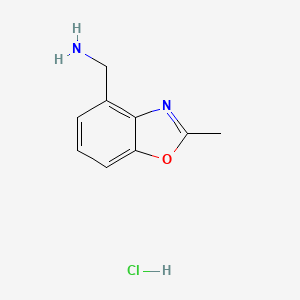 (2-Methylbenzo[d]oxazol-4-yl)methanamine hydrochloride