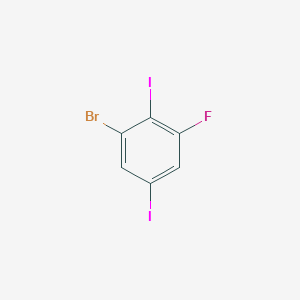 1-Bromo-2,5-diiodo-3-fluorobenzene