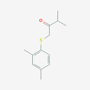 1-((2,4-Dimethylphenyl)thio)-3-methylbutan-2-one