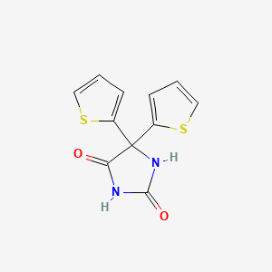 5,5-Dithien-2-ylimidazolidine-2,4-dione