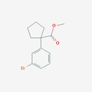 Methyl 1-(3-bromophenyl)cyclopentane-1-carboxylate