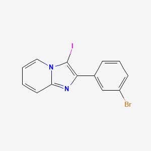 2-(3-Bromophenyl)-3-iodoimidazo[1,2-a]pyridine