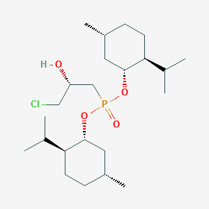 Bis((1r,2s,5r)-2-isopropyl-5-methylcyclohexyl) ((r)-3-chloro-2-hydroxypropyl)phosphonate