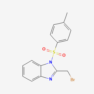 molecular formula C15H13BrN2O2S B13654912 2-(Bromomethyl)-1-tosyl-1H-benzo[d]imidazole 