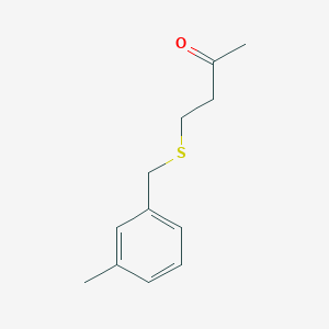 4-((3-Methylbenzyl)thio)butan-2-one