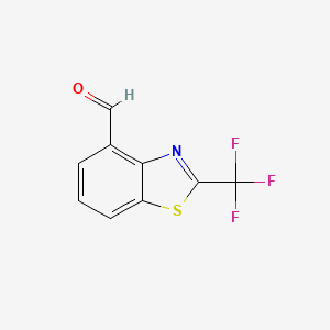 2-(Trifluoromethyl)benzo[d]thiazole-4-carbaldehyde