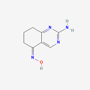 (NZ)-N-(2-amino-7,8-dihydro-6H-quinazolin-5-ylidene)hydroxylamine