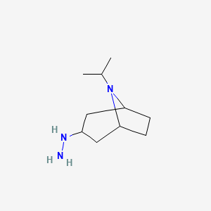 3-Hydrazinyl-8-(propan-2-yl)-8-azabicyclo[3.2.1]octane