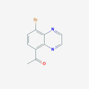 1-(8-Bromoquinoxalin-5-yl)ethan-1-one