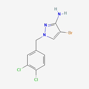 B1365520 4-bromo-1-(3,4-dichlorobenzyl)-1H-pyrazol-3-amine CAS No. 895929-98-3