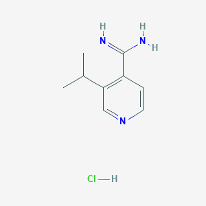 3-Isopropylisonicotinimidamide hydrochloride