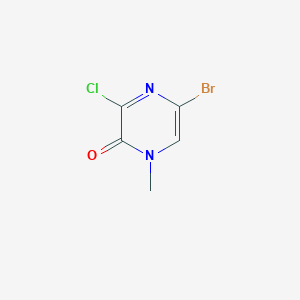 5-Bromo-3-chloro-1-methylpyrazin-2(1H)-one