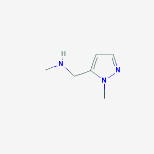 B1365522 n-Methyl-(1-methyl-1h-pyrazol-5-yl)methylamine CAS No. 930111-04-9