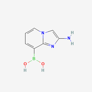 (2-Aminoimidazo[1,2-a]pyridin-8-yl)boronic acid