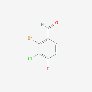 2-Bromo-3-chloro-4-fluorobenzaldehyde