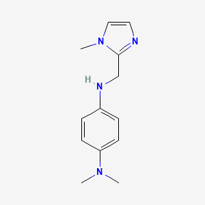 n1,n1-Dimethyl-n4-((1-methyl-1h-imidazol-2-yl)methyl)benzene-1,4-diamine