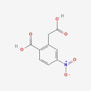 molecular formula C9H7NO6 B1365531 2-(羧甲基)-4-硝基苯甲酸 CAS No. 39585-32-5