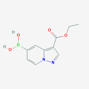 (3-(Ethoxycarbonyl)pyrazolo[1,5-a]pyridin-5-yl)boronic acid