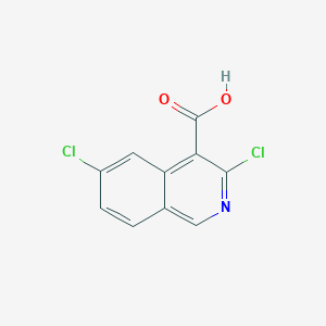 molecular formula C10H5Cl2NO2 B13655320 3,6-Dichloroisoquinoline-4-carboxylic acid 