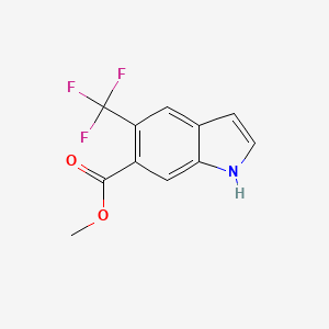 Methyl 5-(trifluoromethyl)-1H-indole-6-carboxylate