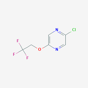 2-Chloro-5-(2,2,2-trifluoroethoxy)pyrazine